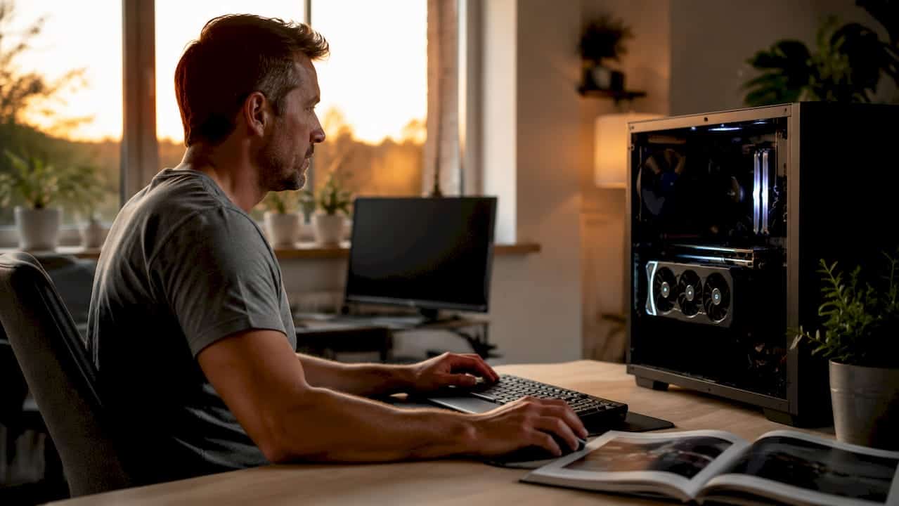 Man probeert zijn GPU sneller te laten draaien op zijn desktop-pc