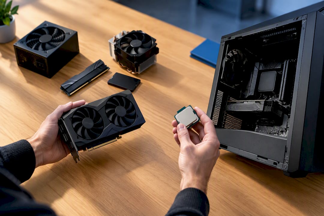 Onderdelen vergelijken voor een zelfbouw-pc of een kant-en-klaar systeem