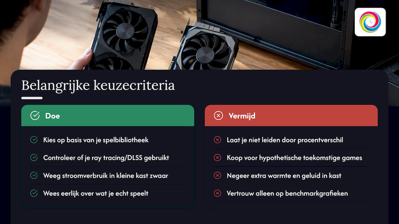 Wat echt telt bij deze keuze — overview diagram