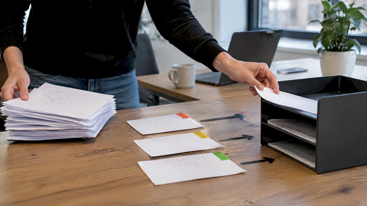 Gemarkeerde actiepunten worden doorgestuurd naar het verkoopteam
