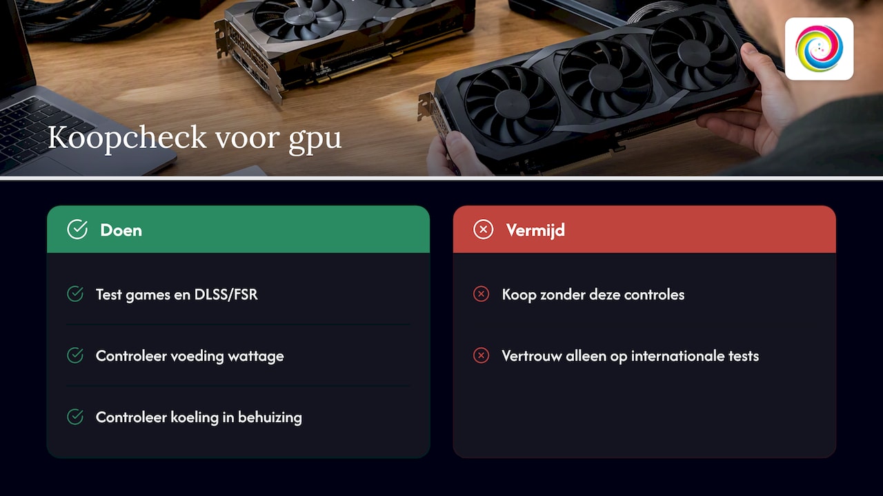 Drie punten om op te letten bij het kopen van een gpu