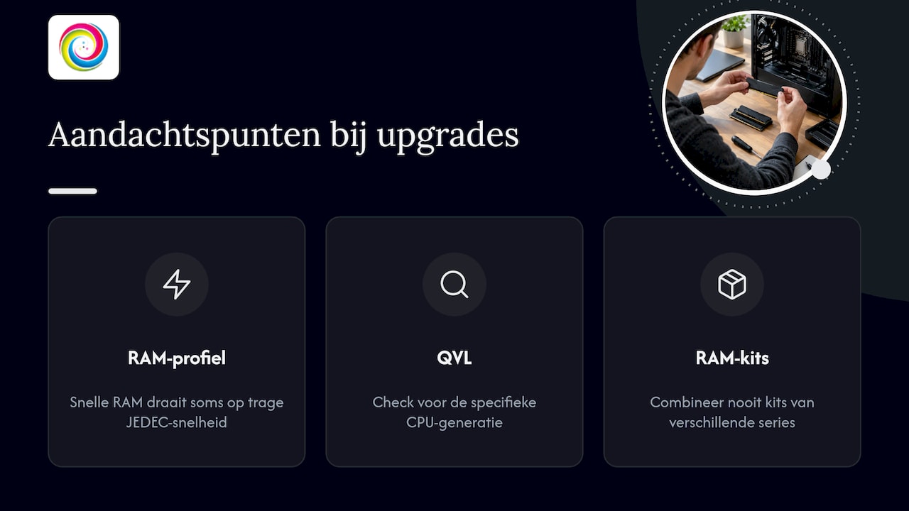 Wat we bij upgrades telkens weer tegenkomen — overview diagram