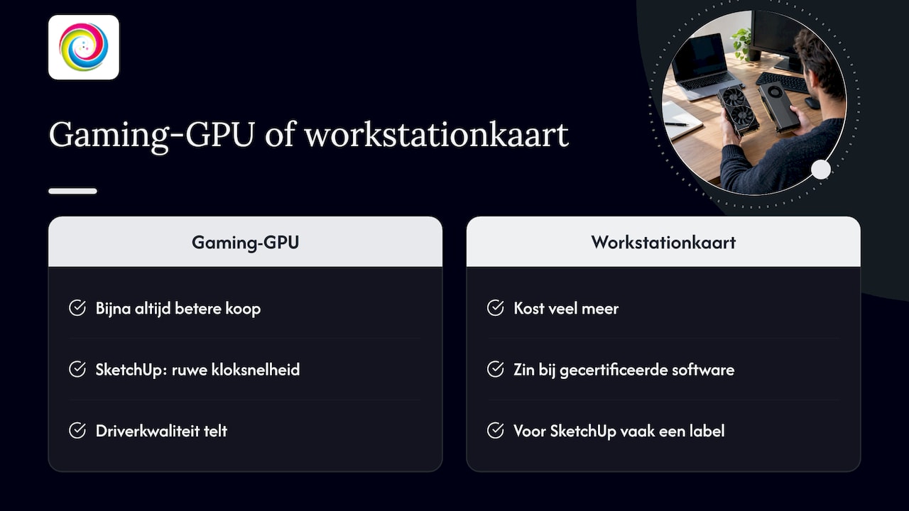 Gaming-GPU of workstationkaart? — overview diagram